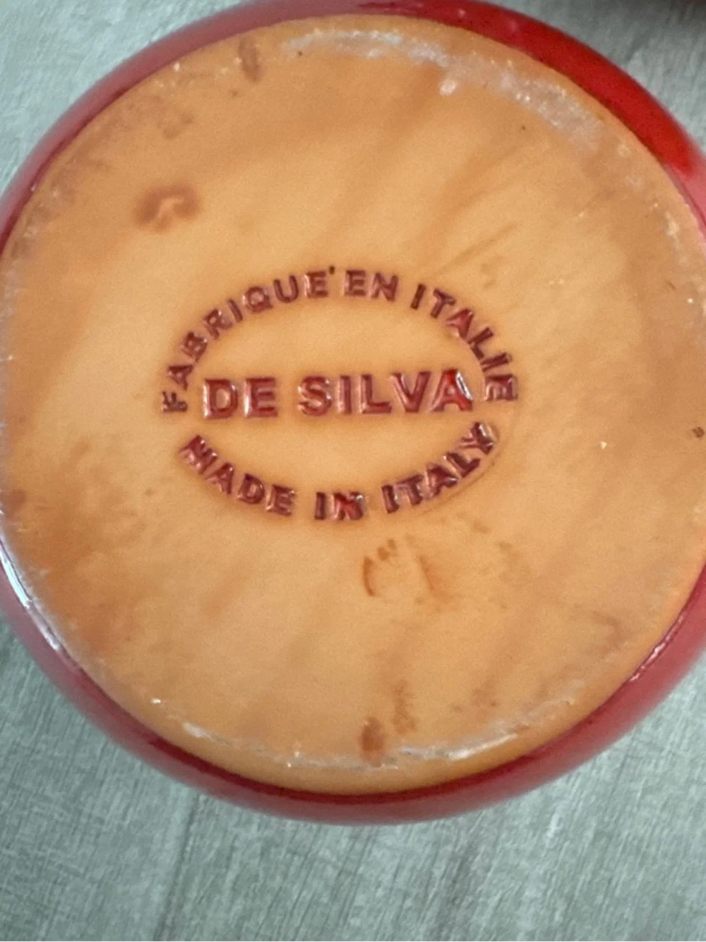 De Silva Soup Bowls Italian Ceramic Bakeware Set of 4 Red Brown Oven-Proof